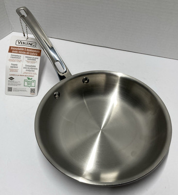 Viking 5 Ply Stainless Steel Copper Core 8  Fry Pan Sauté Omelette Cooking NWT
