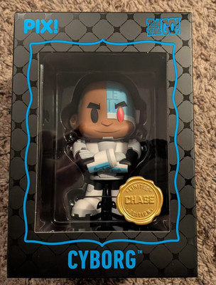 Thrilljoy PIX Cyborg Chase Vinyl Figure - Teen Titans Go DC Comics Beast Boy