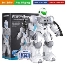 Toys for 6-9 Old Boys, RC Robot Gifts for Kids Intelligent Programmable Robo...
