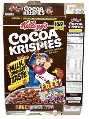 1995 Kellogg s Cocoa Krispies - FREE Rain-blo Bubble Gum Promo