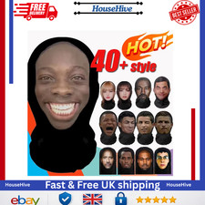 3D Printed Cosplay Full Face Mask Stretch Mesh Balaclava Hip Hop Role Play