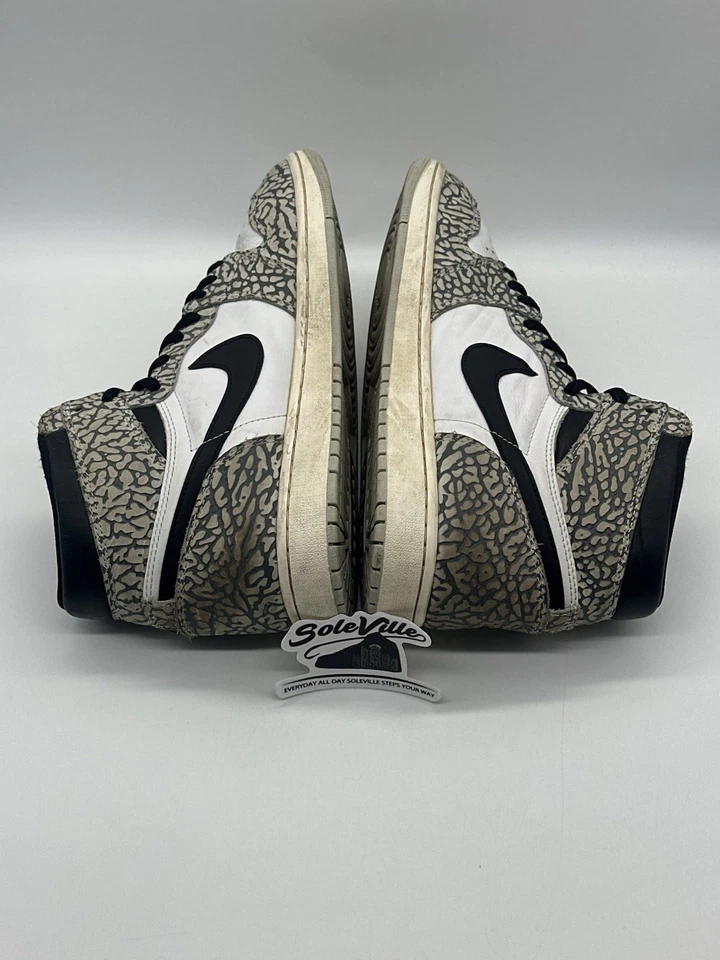 Size 10.5 - Air Jordan 1 Retro High OG ‘White Cement’ - Image 3 of 4