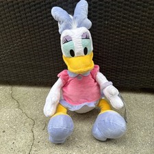 WALT DISNEY Authentic Daisy Duck Plush Stuffed Animal 18" TALL  NEW WITH TAGS 