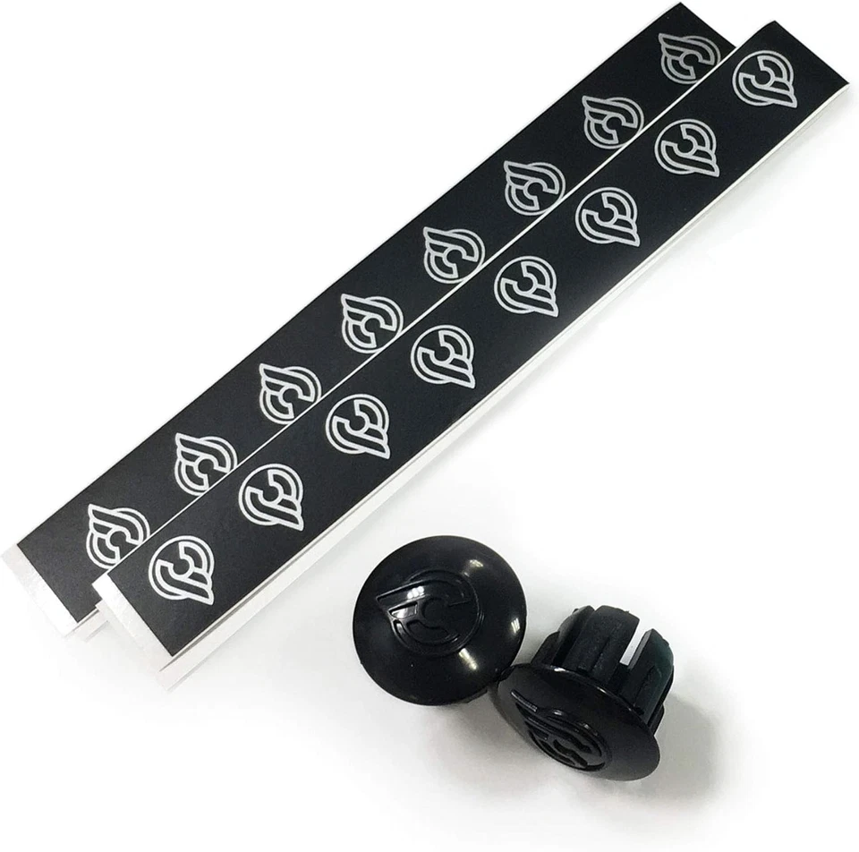 Cinelli Unisex's Original Tape Cork Bar Tape & Plugs Dark Grey - Image 4 of 4