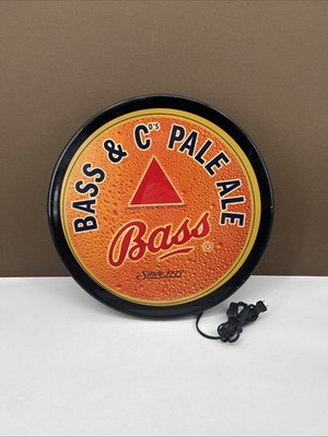 Vintage Original Rare Bass Ale Beer LIGHT UP Sign NEEDS REWIRED NO