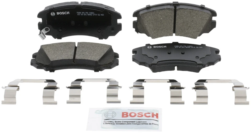 Bosch QuietCast Ceramic Brake Pad and Rotor Kit For 10-20 Chevrolet Malibu Foto 2 de 4