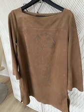 Marc Cain Bluse/ Tunika N5, Gr. 40-44, mit festen Nieten, lederlike