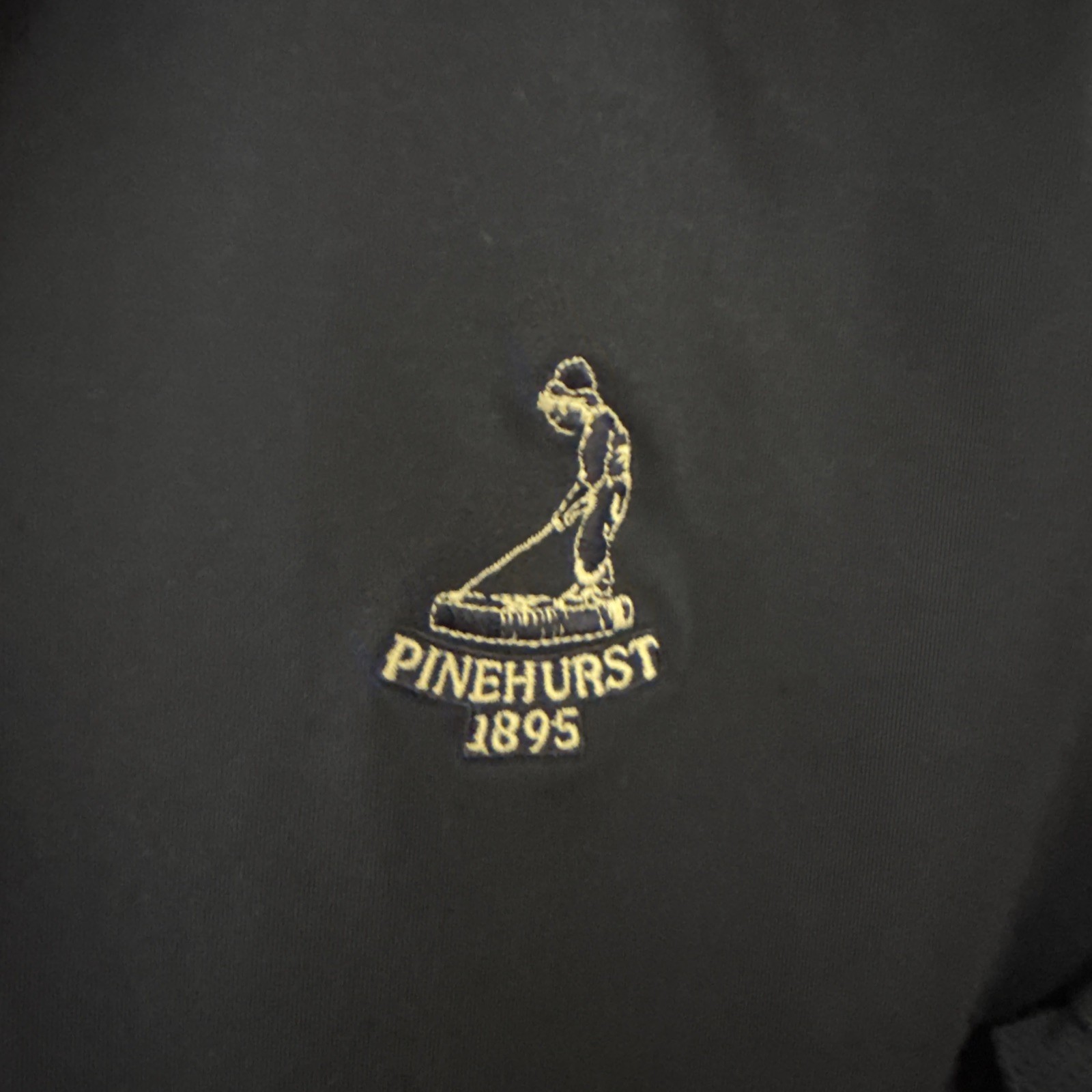 Pinehurst Navy Blue Quarter Zip Pullover Medium L… - image 3