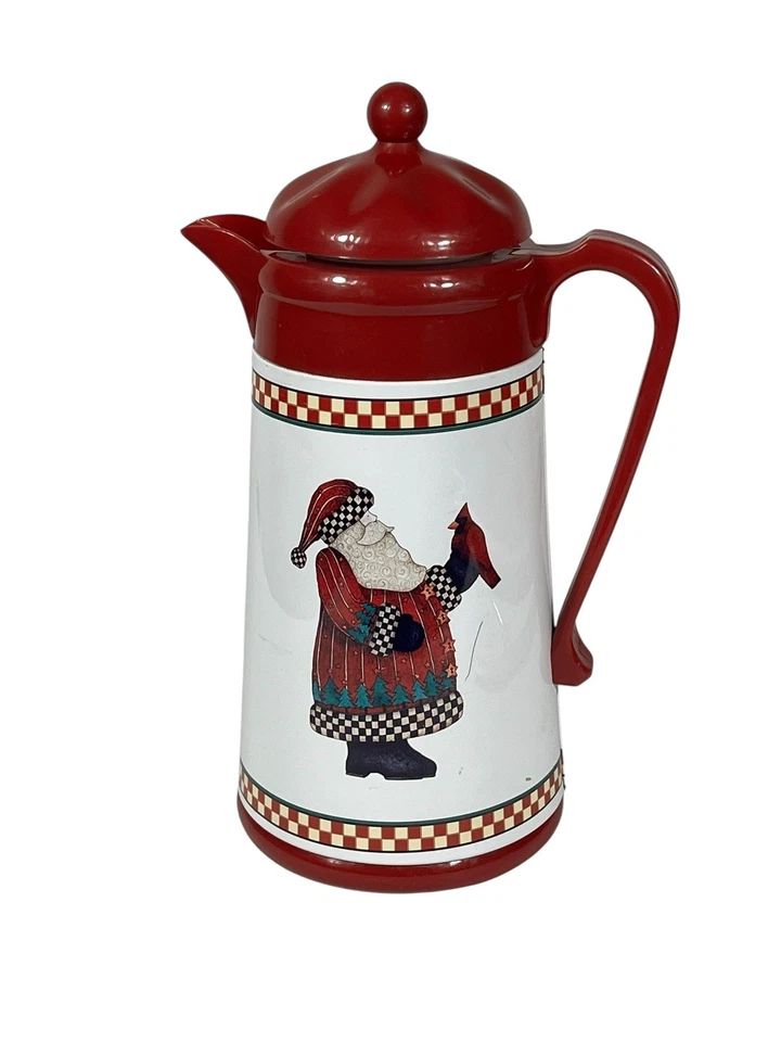 Sakura Debbie Mumm SANTA Termo de Plástico / Jarra y Tapa Café de Navidad Foto 2 de 4