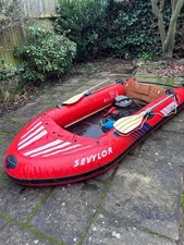 Sevylor Inflatable Kayak With Wooden Base With Paddeles, Pump, Anchor Model ZX