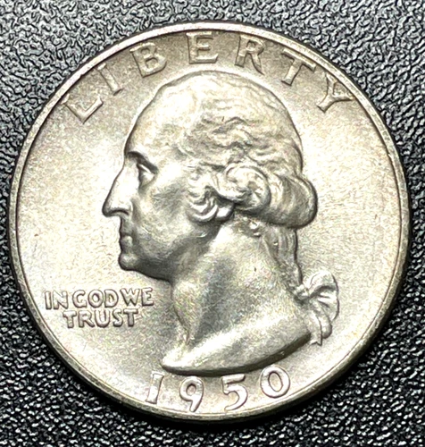 1950-S Washington Quarter --- Almost Uncirculated