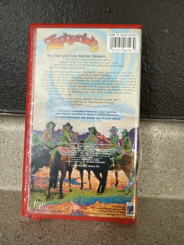 Zachariah (1971 VHS) 1998 Anchor Bay Collector's Edition - Red Edition - Image 2 of 4