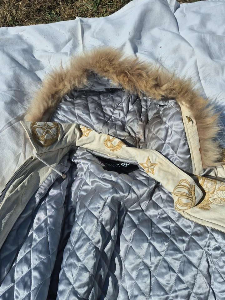 ABRIGO DE CUERO PHAT BOI VINTAGE XL Foto 3 de 4