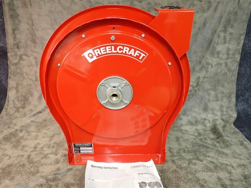 NEW REELCRAFT 5605 OLP Premium Duty Spring Return Hose Reel 50ft 3/8