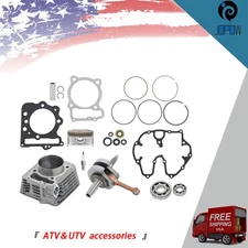 New For Honda TRX400EX 1999-2014 Crankshaft Bearings Piston Cylinder Gasket Kit