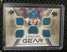 2024-25 Upper Deck Shakir Mukhamadullin premier rookie gear jersey  