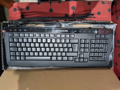 Lot Of 12x NEW Alienware Multimedia Slim Black USB Keyboard French 
