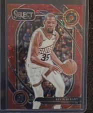 Kevin Durant 2024-25 Panini Select #242 Red Disco Prizm /49 Suns