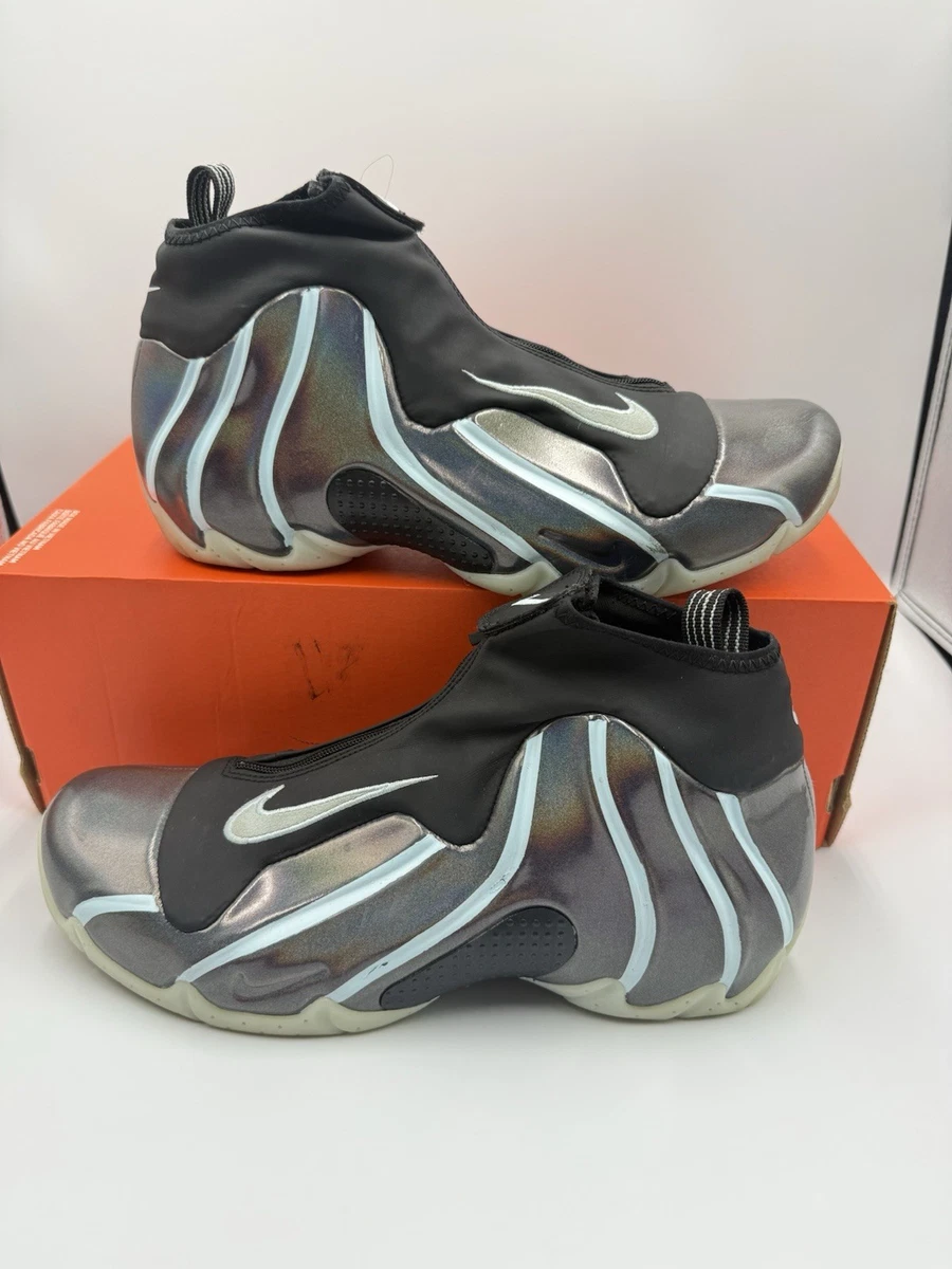 Nike Air Flight One Topaz Mist Iridescent Basketball Shoes Men\'s 11 A09378-001 Nike Air Flightposite Topaz Mist for Sale | Authenticity  main image 3