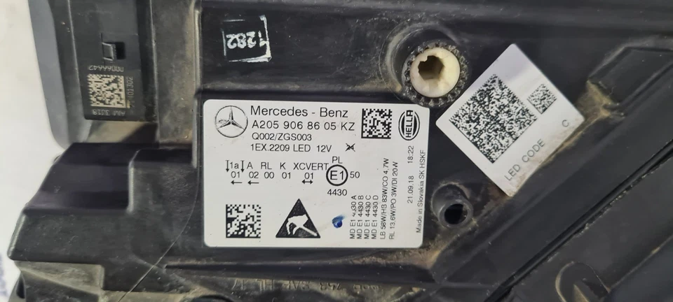 Original Mercedes W205 C-Klasse Multibeam LED Scheinwerfer rechts A2059068605 - Bild 2 von 4