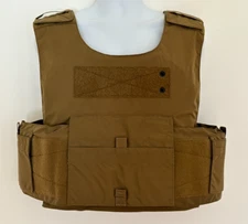 Tactical Vest PROPPER Armor Carrier Threat level IIIA L Brown Cummerbund-Surplus
