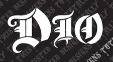 Dio Band Logo car truck vinyl decal sticker Hard rock classic metal ronnie james