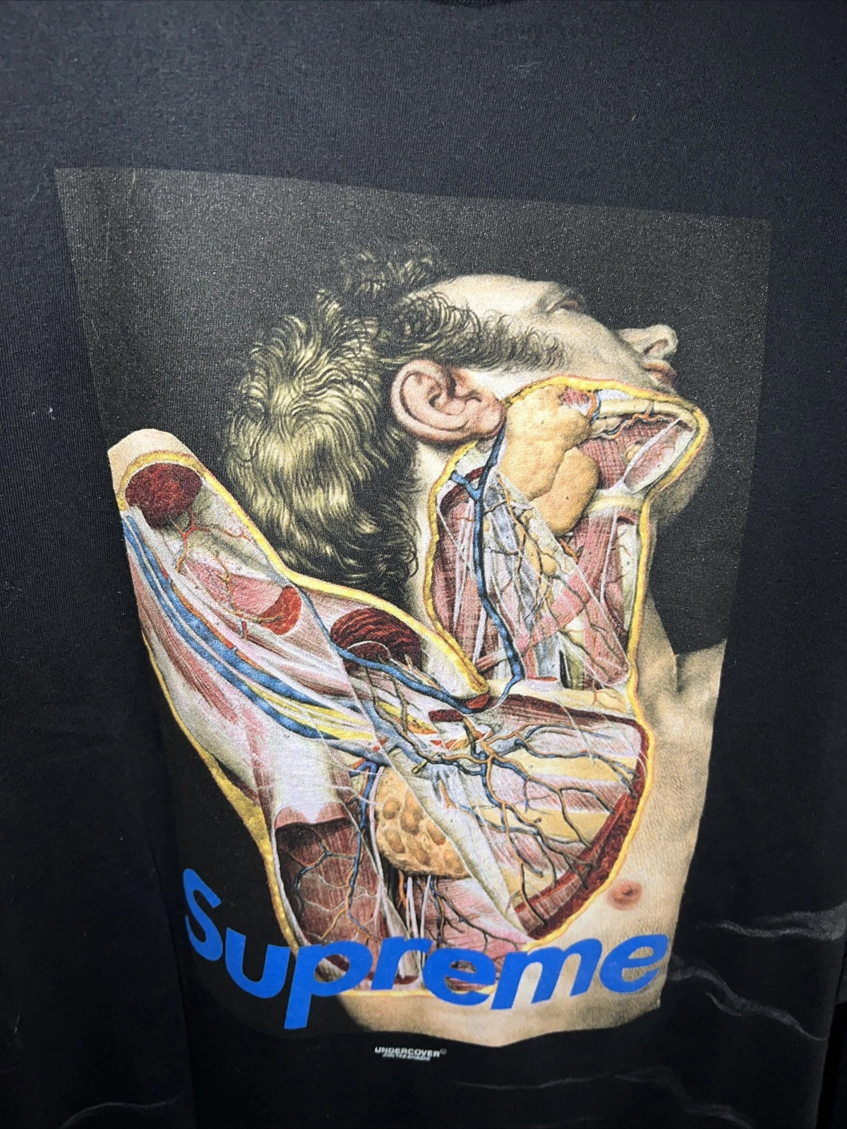 SUPREME UNDERCOVER ANATOMY T SHIRT JUN TAKAHASHI NOIR MEDIUM