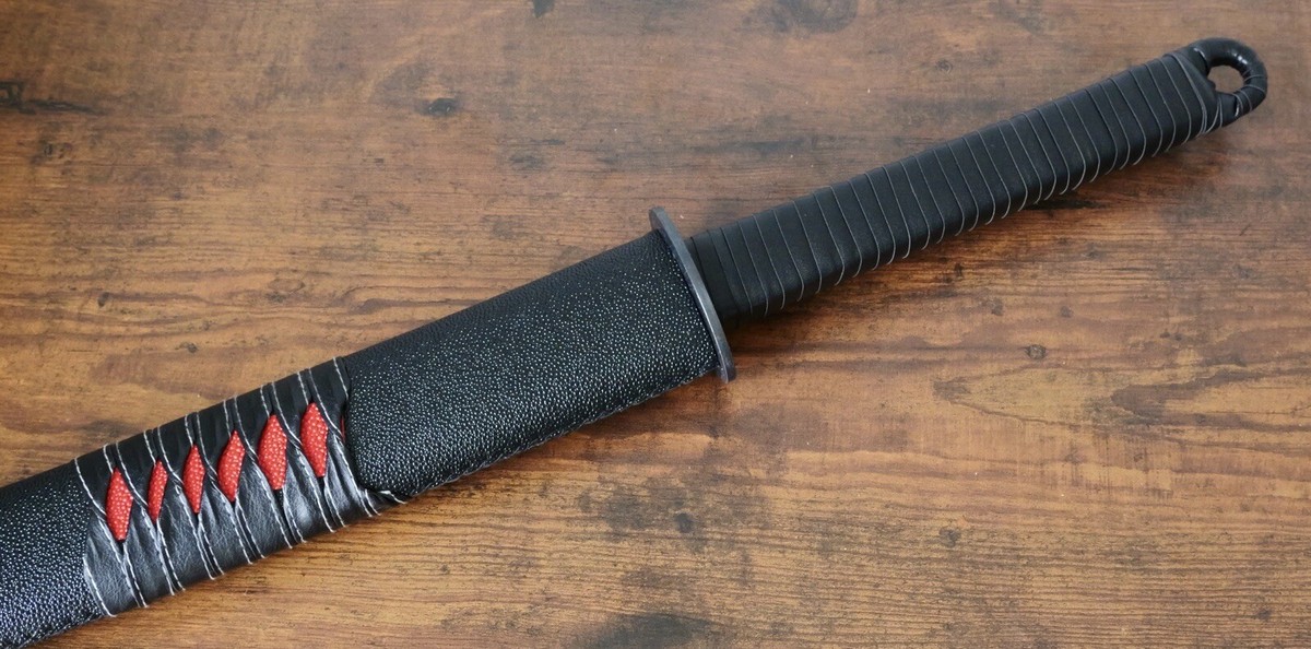 Full Tang Katana High Carbon Steel 10mm Thick Wrapped Kunai