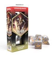 Sirius Dice: D&D Adventure Dice - Paladin: White / Grey, Item# SDZ2002-14