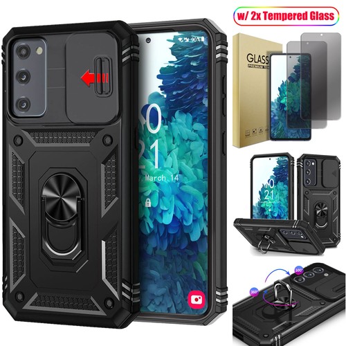 For Samsung Galaxy S20 FE/FE 5G Ring Stand Case Cover Privacy Screen Protector - 第 18/57 張圖片