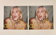 Anne-Marie - UNHEALTHY - signed Art Card No Cd Or Vinyl