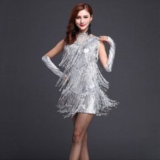 Women Dance Clothes Salsa Costume 3pcs Set Ballroom Competition Latin Dresses