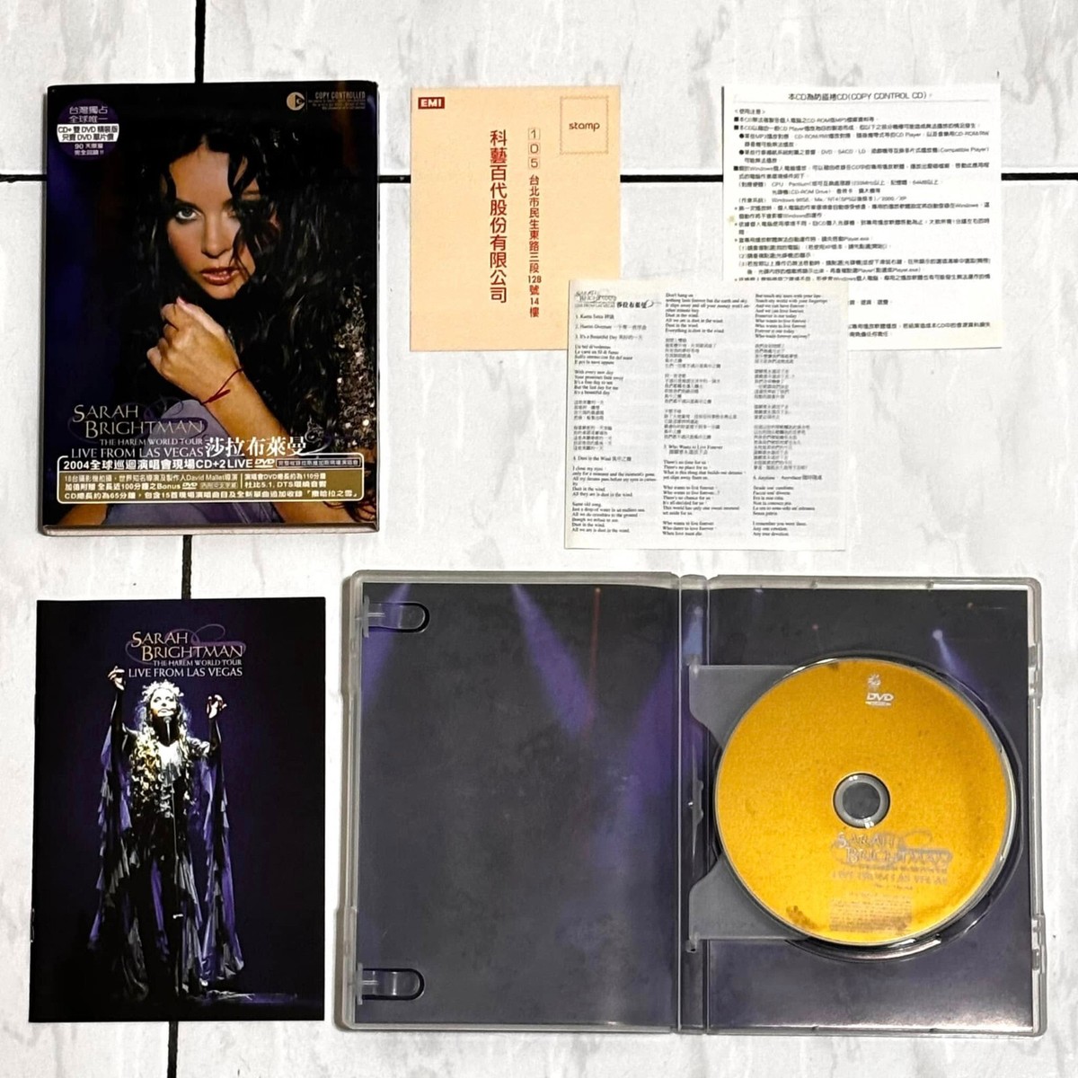 Sarah Brightman 2004 Harem World Tour Live From Las Vegas Taiwan