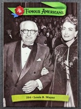 Louis B Mayer MGM Hollywood Studio 2021 Famous American Card #204 (NM) Louis B Mayer MGM Hollywood Studio 2021 Famous American Card #204 (NM)