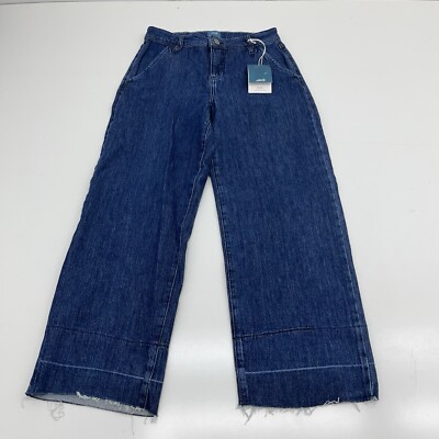 Jag Berry Blue Sophia Wide Leg Jeans Women's Size 4P NEW - Main Image