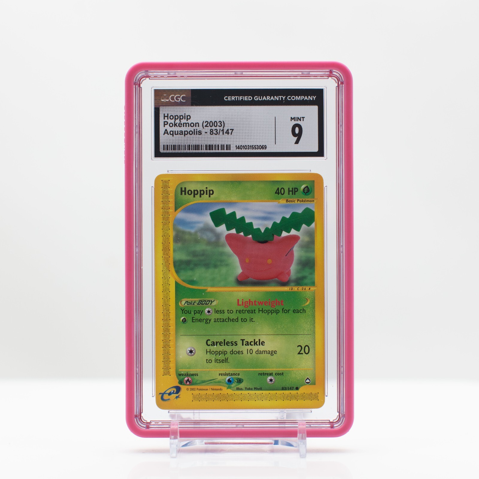 Pokemon Hoppip #83 Aquapolis 2003 - CGC 9