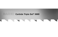 BAHCO &ndash; 3869-20-0.9-TS-3 &ndash; 3 TPI CARBIDE TRIPLE SET&reg; FOUNDRY BANDSAW BLADE 20 MM