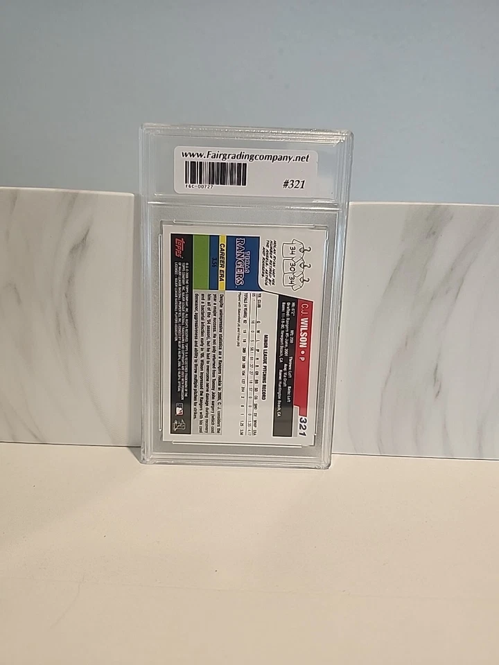 💎💎 2006 Topps #321 C.J. Wilson 💎 ROOKIE GRADED FGC10 MINT 💎💎 - Image 2 of 2