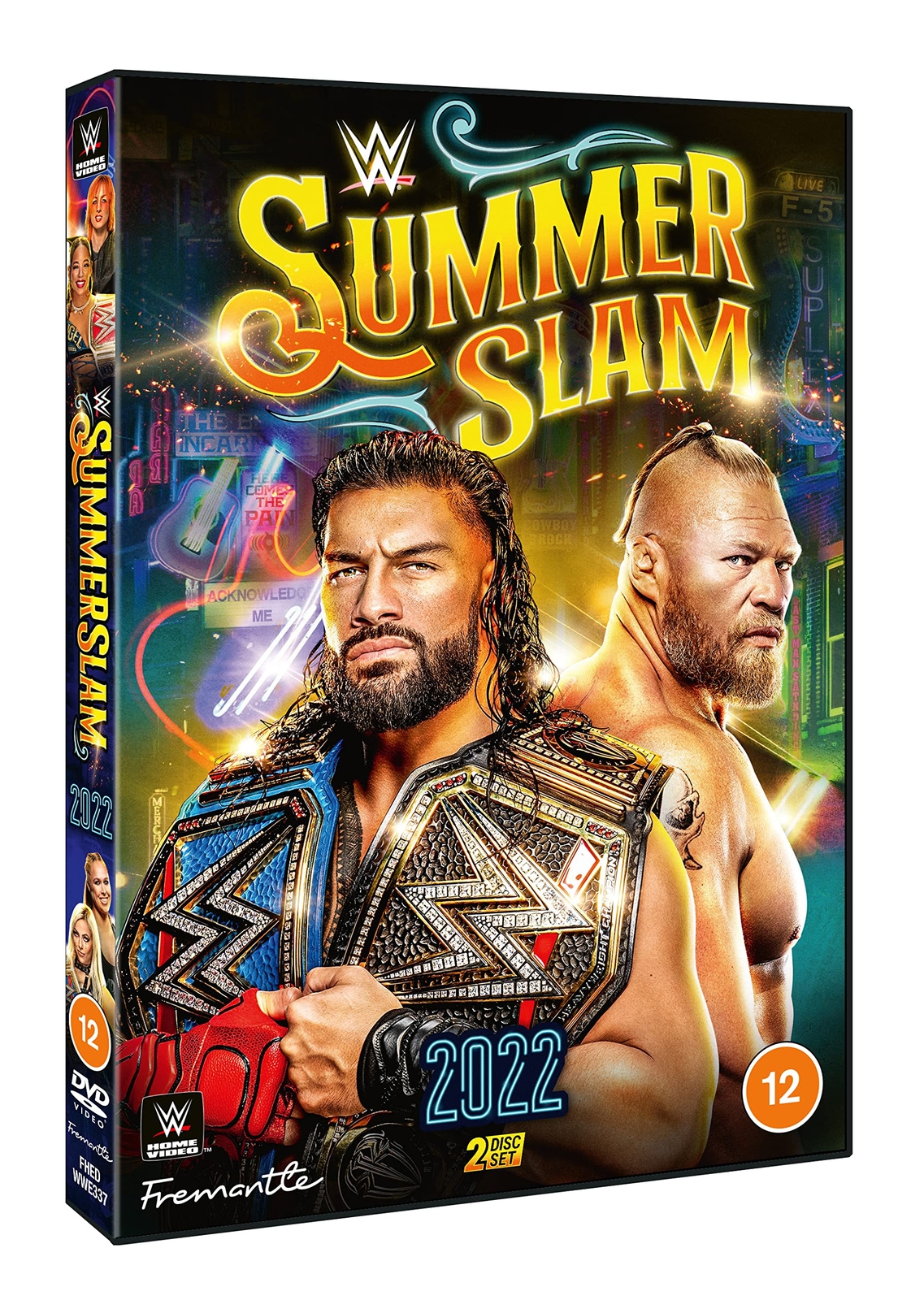 WWE: SummerSlam 2022 (DVD) Roman Reigns Brock Lesnar Logan Paul The Miz