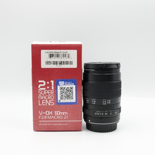 Laowa 60 2.8 2x Ultra Macro for Canon EF - Open Box, New Condition