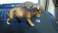 VINTAGE BUFFALO BISON FIGURINE