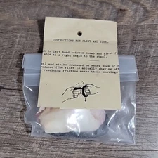 Outdoor Flint Fire Starter Steel Striker Kit Primitive Fire Starter Tools