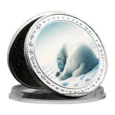 2024 Canada Polar Bears Collective Coin Protect Endangered Animals Silver Plated