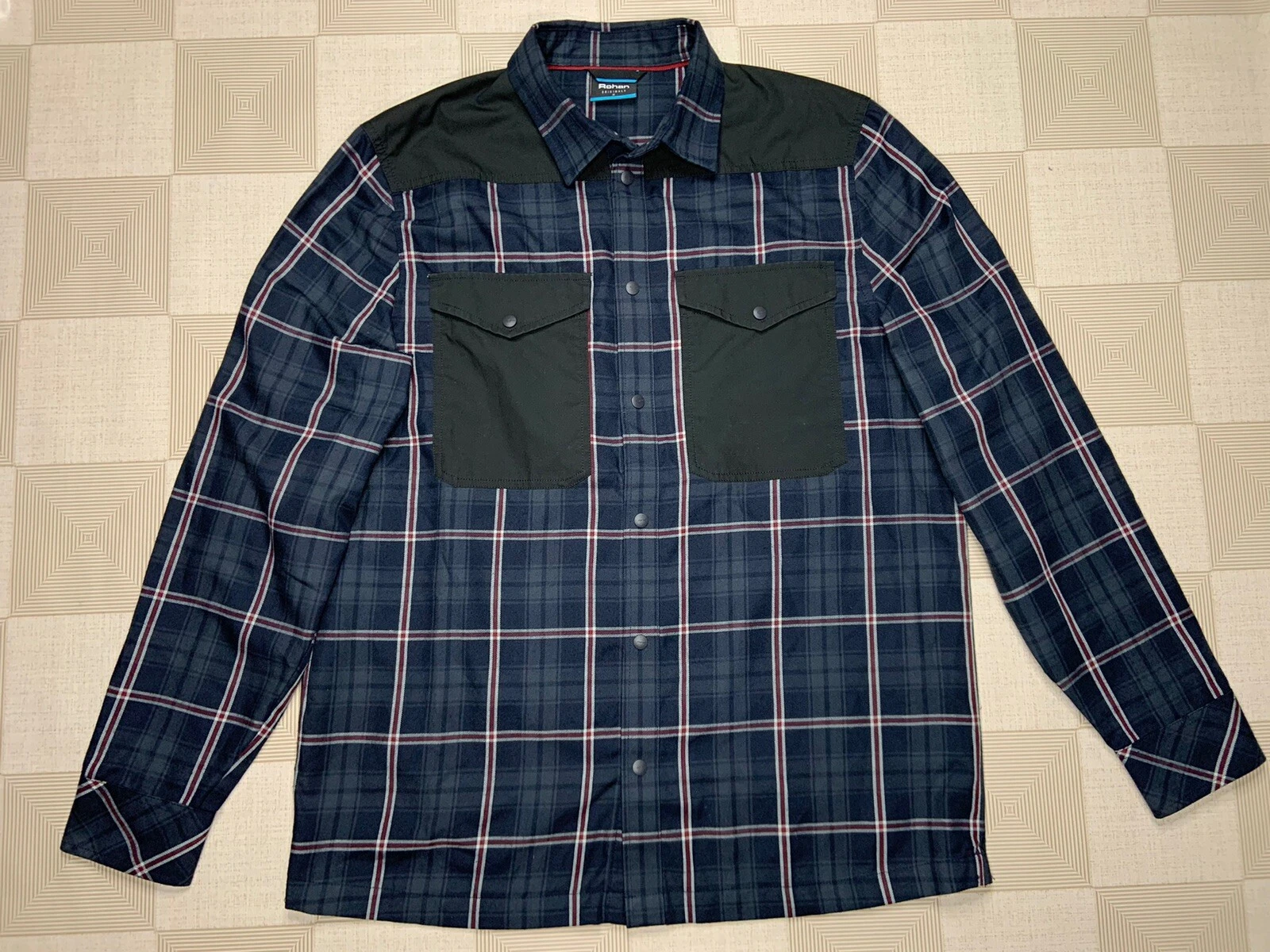 Rohan HUDSON Checked Shirt Long Sleeve Walking Hiking Size Medium Large