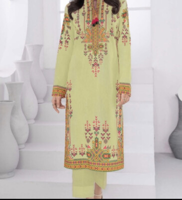 Pakistanische Designer Lime Light Damen Kurta Medium Size