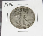 Silver 1946 p Philadelphia Mint Silver Walking Liberty Half Dollar 1/2 WLH Fine