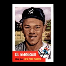 Gil McDougald 1991 Topps Archives 1953 New York Yankees #43 NM-MT GM 2