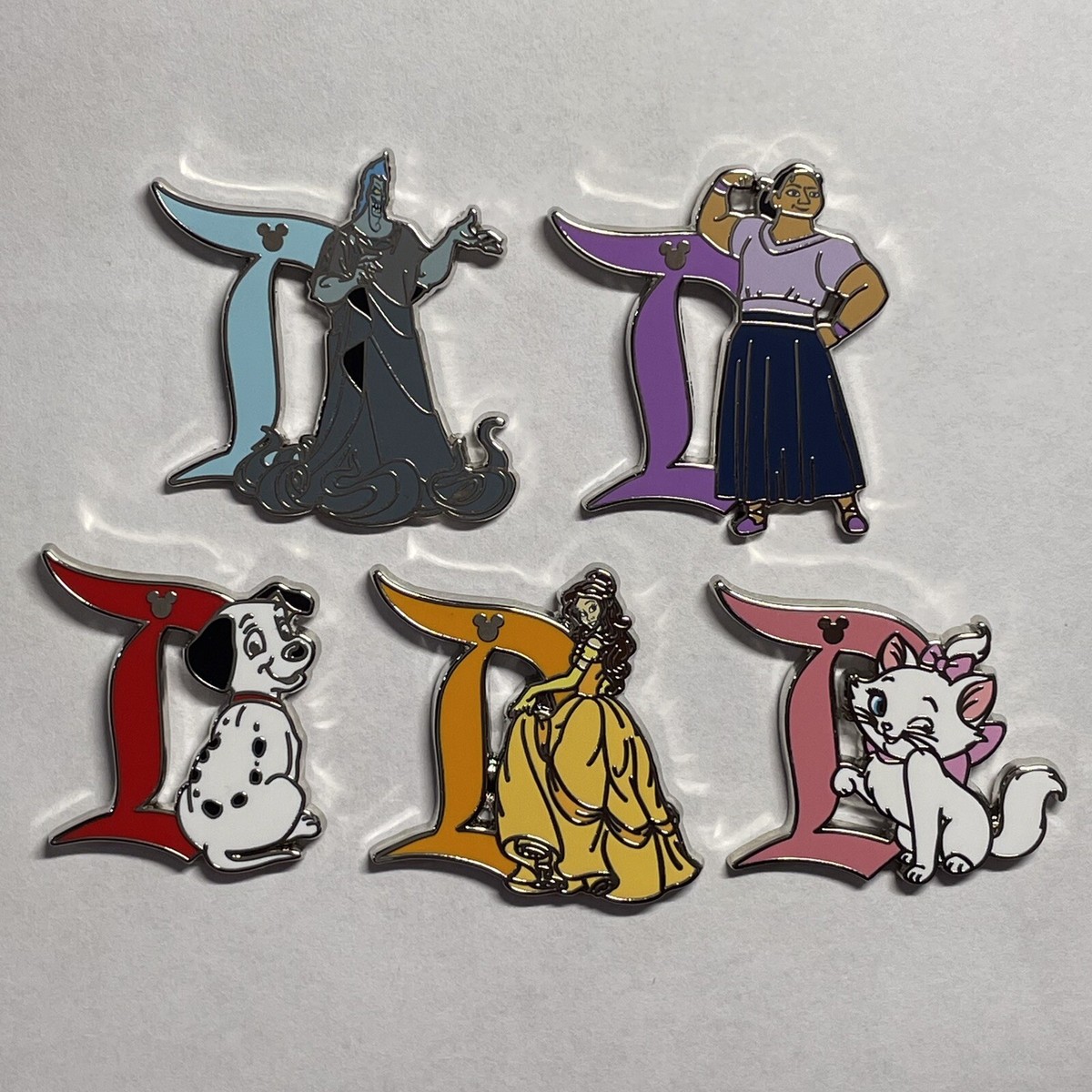 Disney Pin Disneyland D Hidden Mickey Disney Complete Set Of
