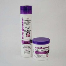 Mirta De Perales Collagen  Biotin Shampoo  Conditioner Set for Thicker  Fulle