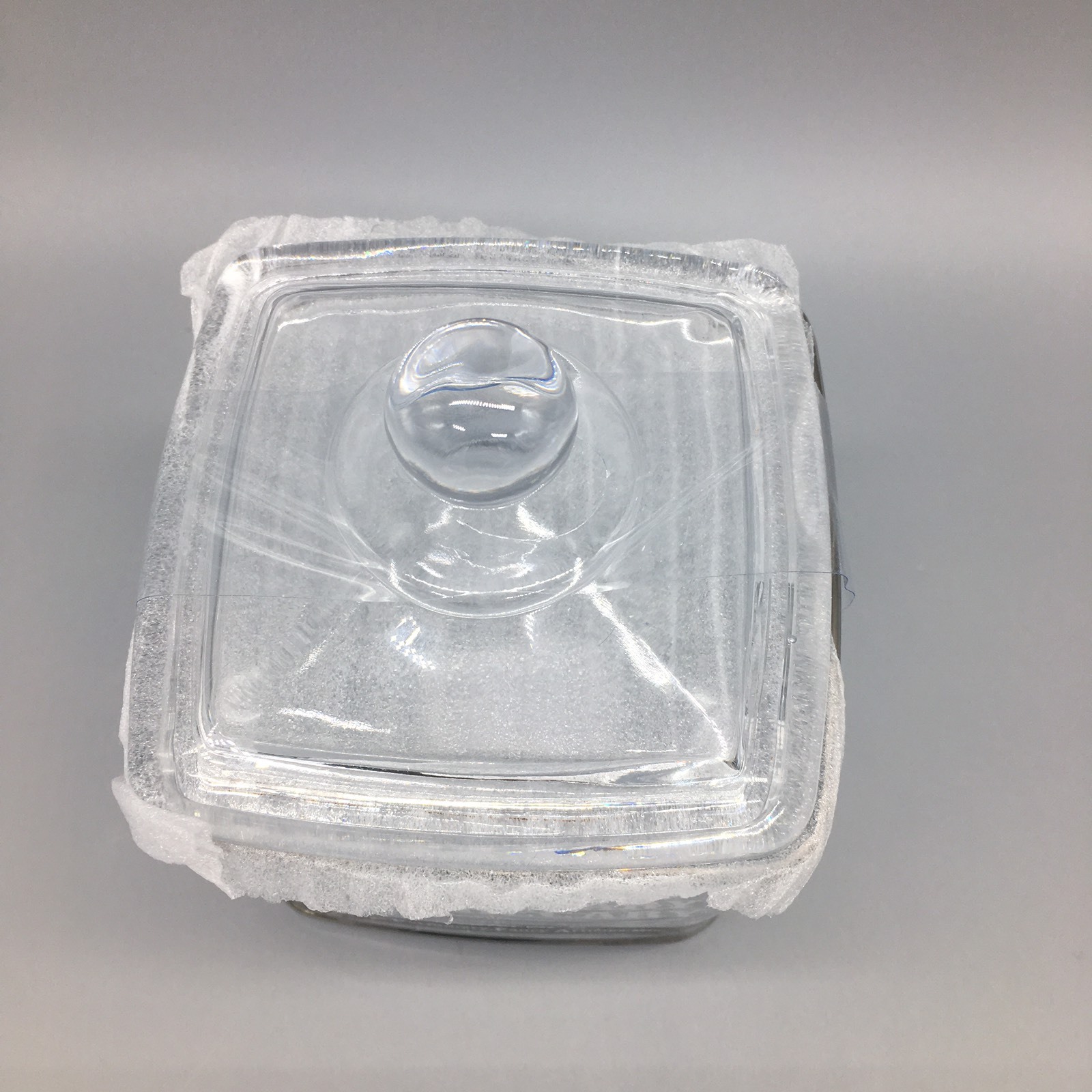 BELLA LUX Dr Gnadendorff Apothecary Glass Jar Cotton Ball Swab Holder